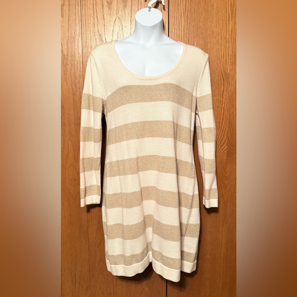 Old Navy Lurex Stripe Sweater Dress